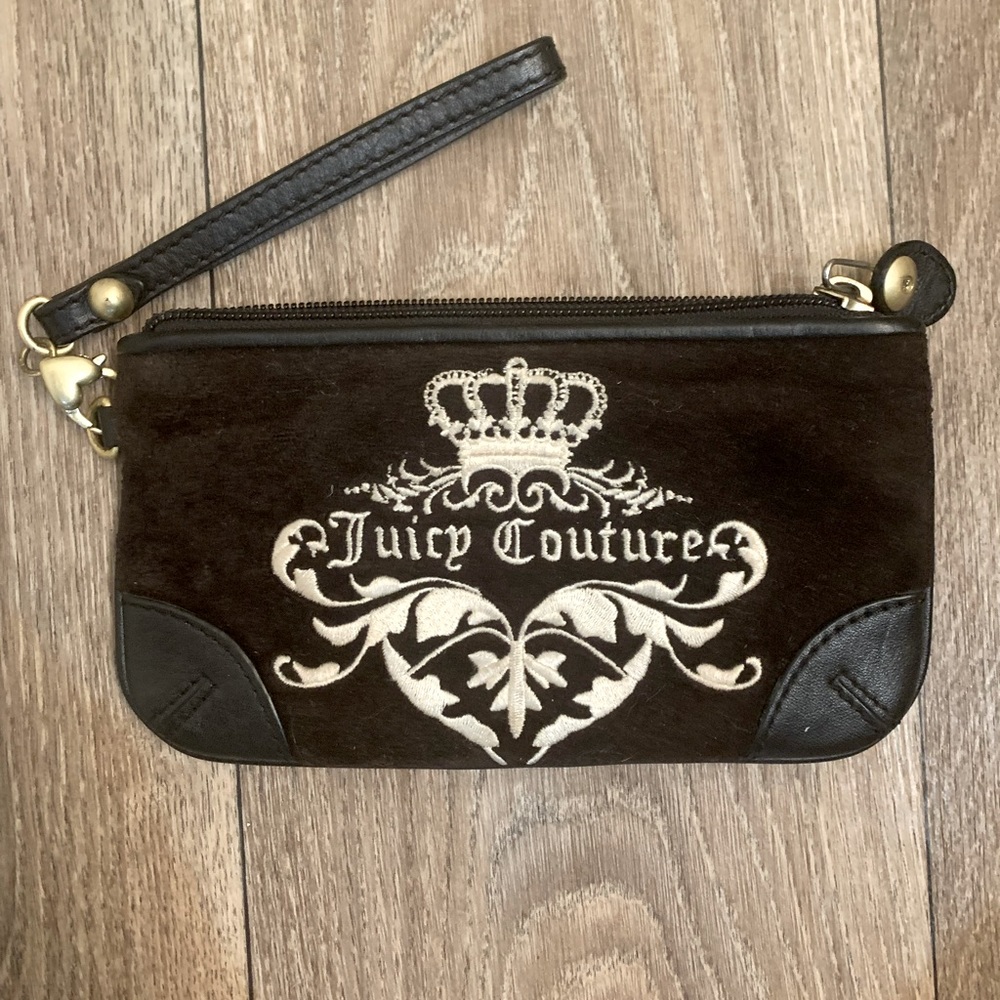 Black Juicy Couture wristlet